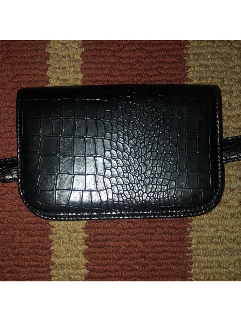 ZLM Pebbled Faux Leather Belt Waist Fanny Bag